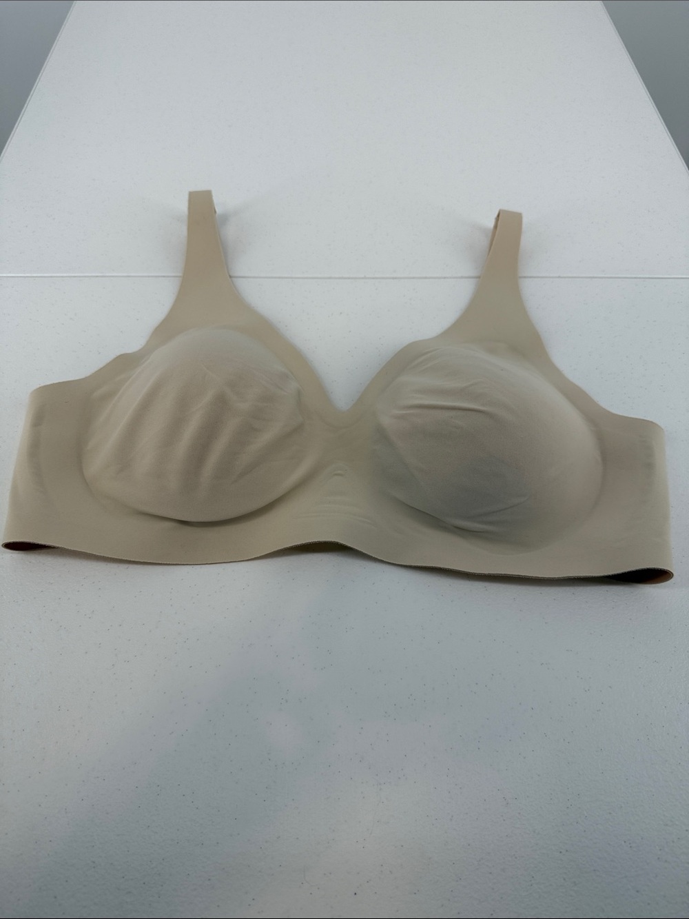 Knix Seamless Beige Wireless Molding Bra Size L+
